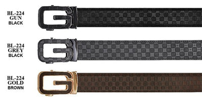 BL-224 Fashion Design Belt (PACK COMES IN 10PCS EACH STYLE)