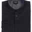MEN'S TWILL SHIRT W/ CONTRAST COLLAR