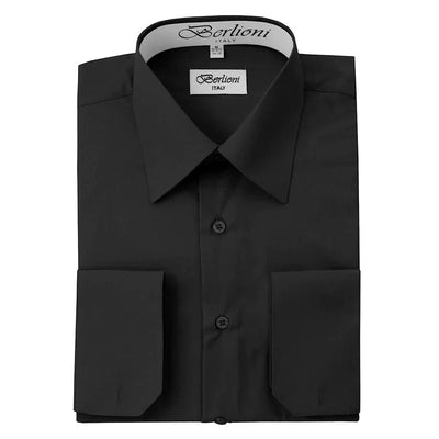 MEN'S SOLID FRENCH CONVERTIBLE SHIRT