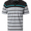 MEN'S STRIPED SHORT SLEEVE POLO WITH CHEST POCKET