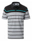 MEN'S STRIPED SHORT SLEEVE POLO WITH CHEST POCKET