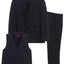 BSV-81 TODDLER'S, KID'S AND BOY'S 3PC SUIT SET BLACK-GRAY-CHARCOAL-NAVY-R BLUE-GREEN