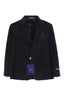 BLV-82-G Boy's Formal Velvet Blazer with SAME COLORS Buttons SIZE 2-20 IN 4 COLORS BLACK-BURGUNDY-R BLUR-NAVY