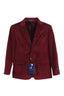 BLV-82-G Boy's Formal Velvet Blazer with SAME COLORS Buttons SIZE 2-20 IN 4 COLORS BLACK-BURGUNDY-R BLUR-NAVY