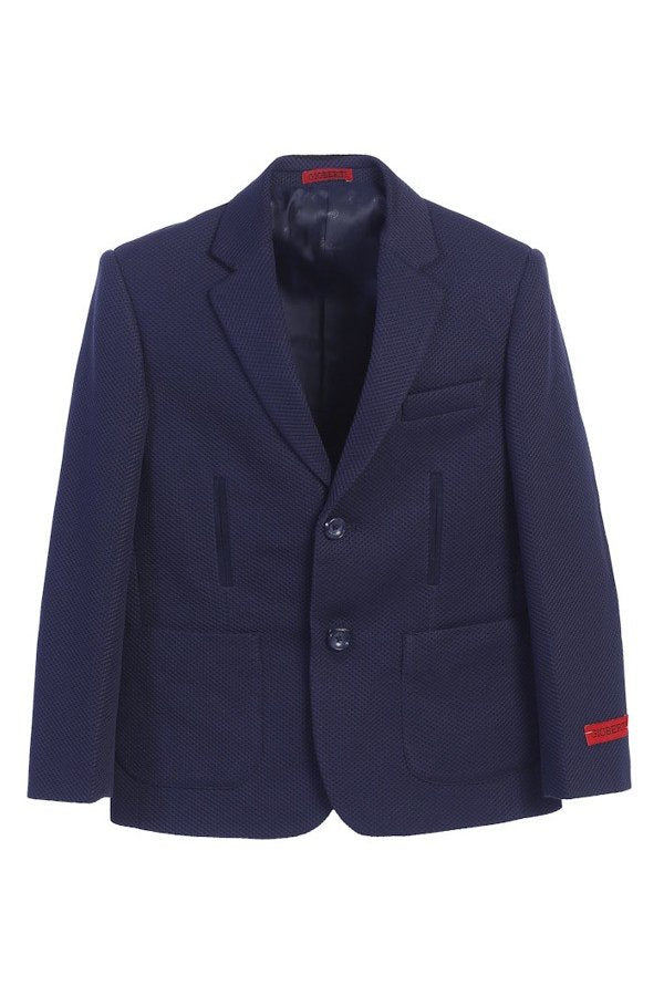 BLZ-8R NAVY BOY'S FORMAL BLAZER JACKET SIZE 2-20 NAVY