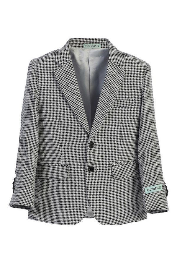 BLZ-HT BOY'S FORMAL BLAZER JACKET IN 2 COLORS GRAY - NAVY SIZE 2-20