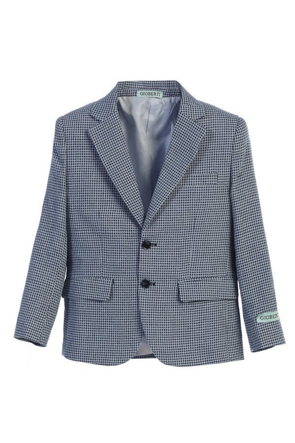 BLZ-HT BOY'S FORMAL BLAZER JACKET IN 2 COLORS GRAY - NAVY SIZE 2-20