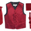 VSK4 BOYS SATIN SOLID 4 PCS SET FORMAL VEST IN 12 COLORS SIZE 2-7