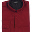 MEN'S TWILL SHIRT W/ CONTRAST COLLAR