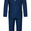 BY019 BOYS FORMAL SUIT ( 5 PCS ) GRAY-NAVY-BLUE-SILVER-CHAR SLIM FIT