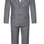 BY019 BOYS FORMAL SUIT ( 5 PCS ) GRAY-NAVY-BLUE-SILVER-CHAR SLIM FIT