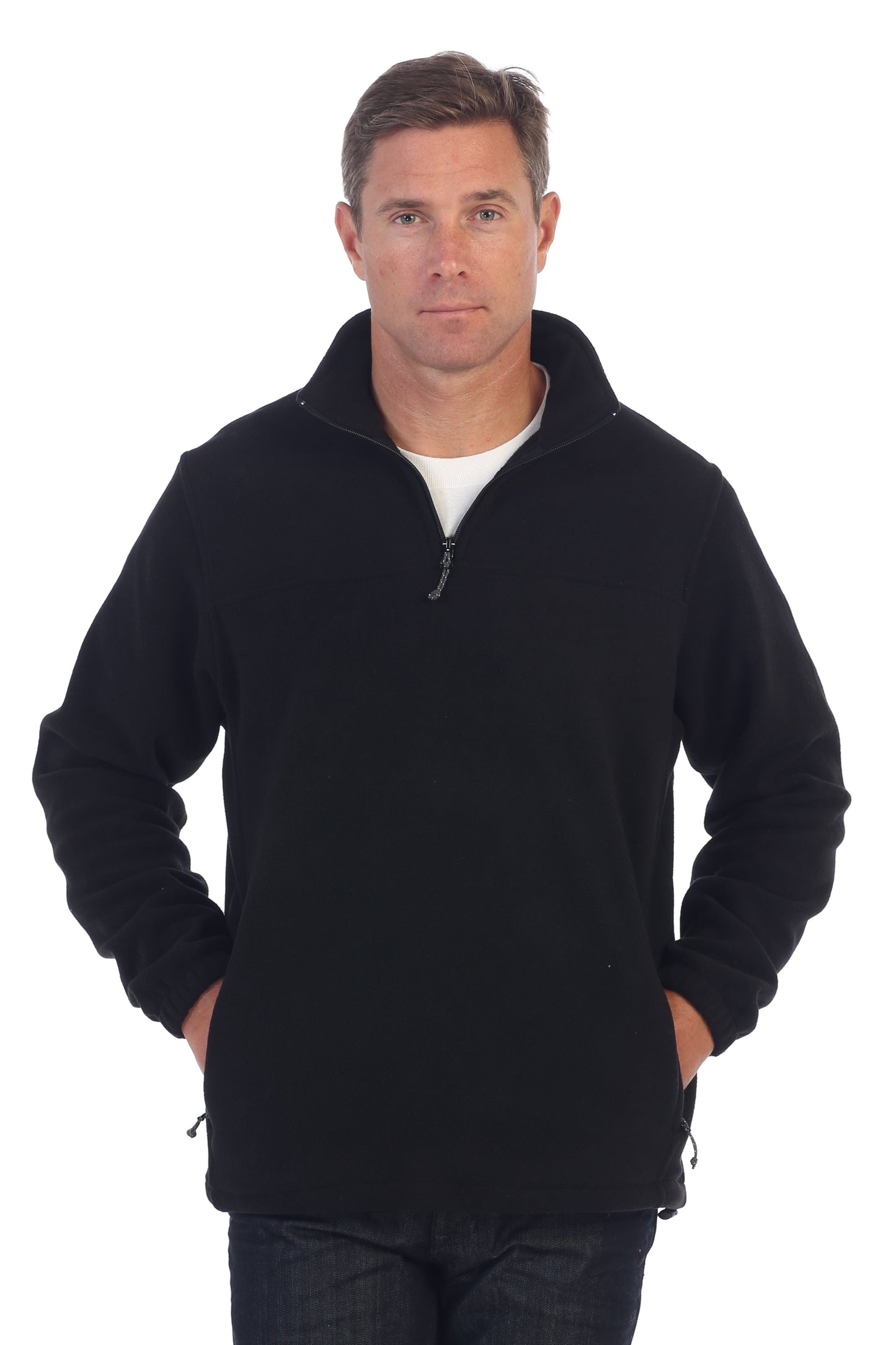 Men's Half Zip Polar Fleece SWEATER