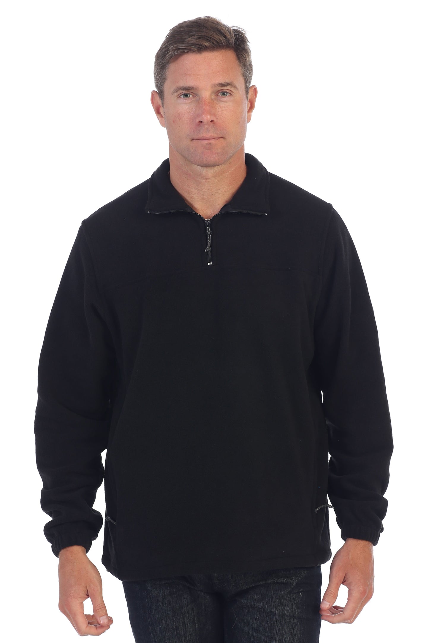 Men's Half Zip Polar Fleece SWEATER