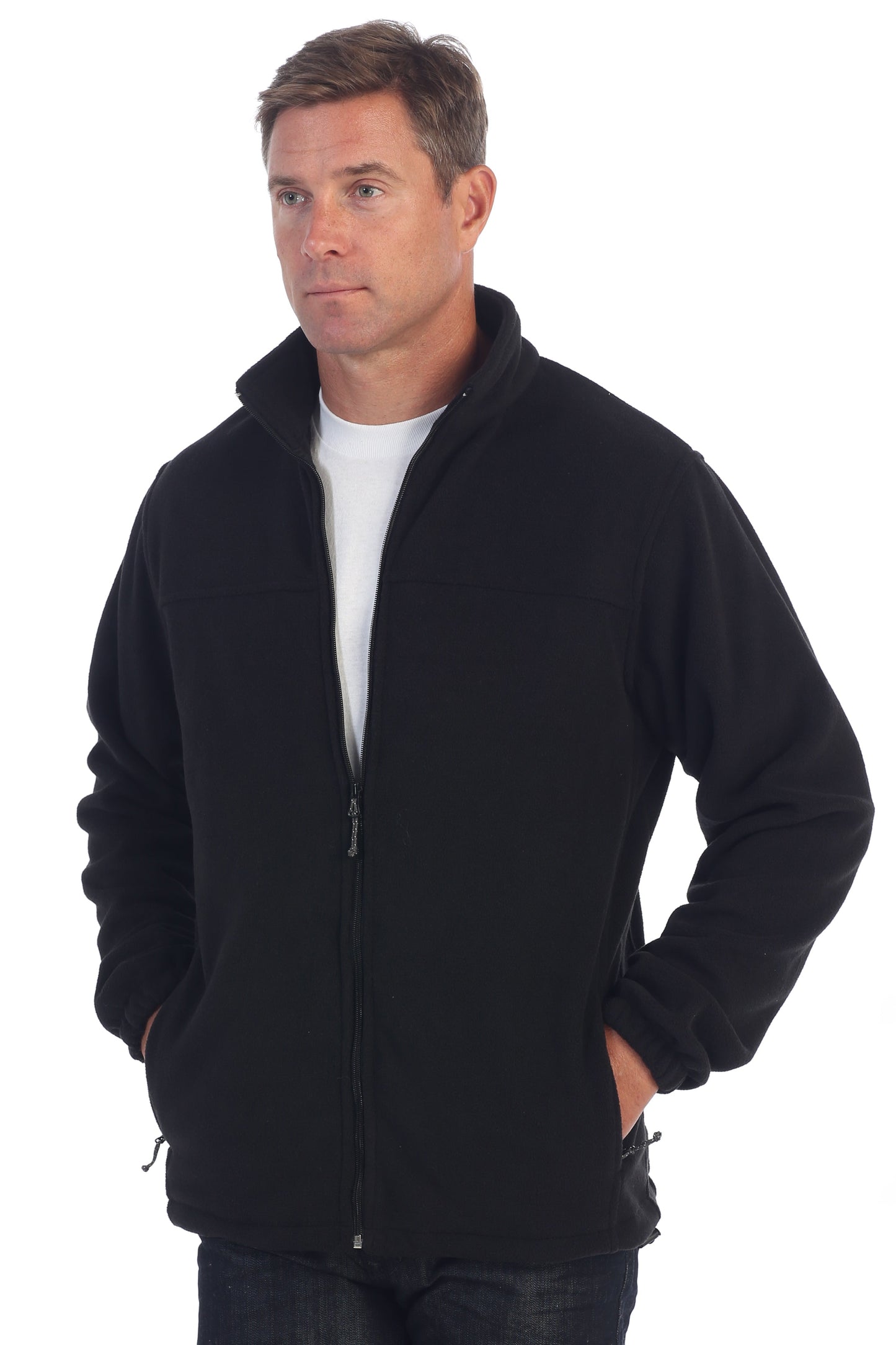 Men's Full Zip Polar Fleece Jacket