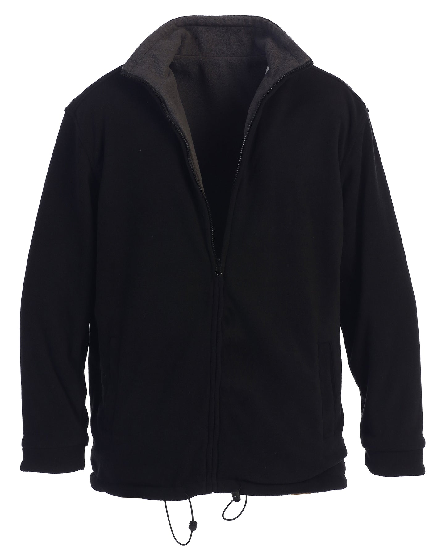 Men's Zip Up Reversible Polar Fleece Heavy Jacket