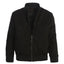 Men's Padded Suede Bomber Jacket with Warm Inner Padding