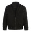 Men's Padded Suede Bomber Jacket with Warm Inner Padding