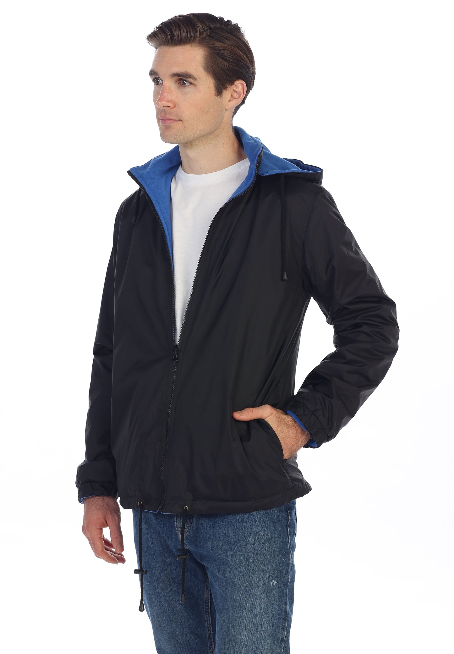 Men's Reversible Jacket with Polar Fleece Lining