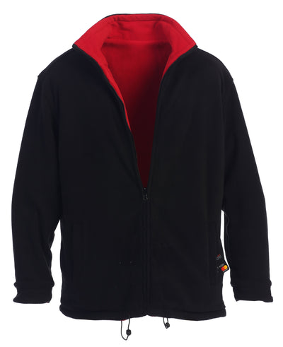 Men's Zip Up Reversible Polar Fleece Heavy Jacket