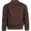 Men's Padded Suede Bomber Jacket with Warm Inner Padding