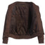 Men's Padded Suede Bomber Jacket with Warm Inner Padding