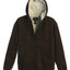 Men's Heavyweight Sherpa Lined Fleece Hoodie Jacket