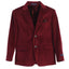 BLV-82 Boy's Formal Velvet Blazer with Designed Buttons SIZE 2-20 IN 4 COLORS BURGUNDY-BLACK-R BLUE-NAVY