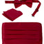 Boys' Adjustable Satin And Paisley Cummerbund Set With Formal Bow Tie and Pocket Square