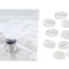 Boy's Wing Tip Collar White Tuxedo Dress Shirt with Bow Tie & Suspenders and Metal Studs