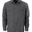 Men's Long Sleeve Plaid Flannel Shirt with pocket-B
