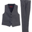 BVS-81 BOYS FORMAL SOLID 2 PCS VEST SET IN 7 COLORS SIZE 2-18