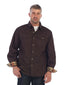 CJ-97 Men's 100% Cotton Brushed and Soft Twill Shirt Jacket with Flannel Lining