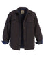 CJ-97 Men's 100% Cotton Brushed and Soft Twill Shirt Jacket with Flannel Lining