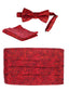 CM-93P MEN'S ADJUSTABLE PAISLEY CUMMERBUND SET