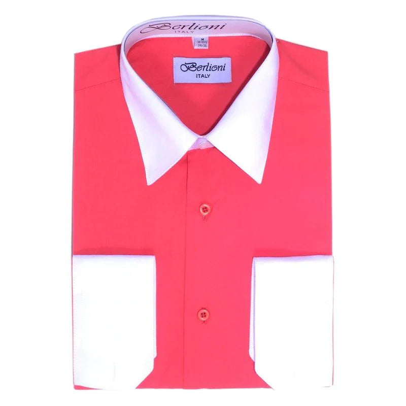 Men's two-tone dress shirts