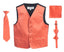 VSK4 BOYS SATIN SOLID 4 PCS SET FORMAL VEST IN 12 COLORS SIZE 2-7