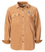 MEN'S NAVIGATOR FLEECE SHIRT WITH CORDUROY CONTRAST