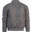 Men's Padded Suede Bomber Jacket with Warm Inner Padding