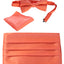 CM-83 BOY'S 4-18Adjustable Satin Cummerbund 3 PC Set - 13 COLORS - SIZE 4-18