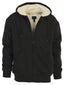 FH-96 Men's Heavyweight Sherpa Lined Fleece Hoodie Jacket PART-A