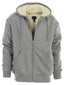 FH-96 Men's Heavyweight Sherpa Lined Fleece Hoodie Jacket PART-B