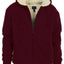 FH-96 Men's Heavyweight Sherpa Lined Fleece Hoodie Jacket PART-B