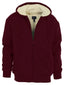 FH-96 Men's Heavyweight Sherpa Lined Fleece Hoodie Jacket PART-B
