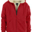 FH-96 Men's Heavyweight Sherpa Lined Fleece Hoodie Jacket PART-B