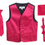 VSK4 BOYS SATIN SOLID 4 PCS SET FORMAL VEST IN 12 COLORS SIZE 2-7