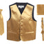 VSK4 BOYS SATIN SOLID 4 PCS SET FORMAL VEST IN 12 COLORS SIZE 2-7