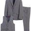 BSV-81 TODDLER'S, KID'S AND BOY'S 3PC SUIT SET BLACK-GRAY-CHARCOAL-NAVY-R BLUE-GREEN