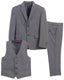 BSV-81 TODDLER'S, KID'S AND BOY'S 3PC SUIT SET BLACK-GRAY-CHARCOAL-NAVY-R BLUE-GREEN