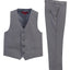 BVS-81 BOYS FORMAL SOLID 2 PCS VEST SET IN 7 COLORS SIZE 2-18