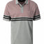 MEN'S STRIPPED SHORT SLEEVE POLO WITH CHEST POCKET